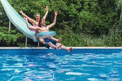 Pool Slide - Jem Pool Services Dothan, Alabama